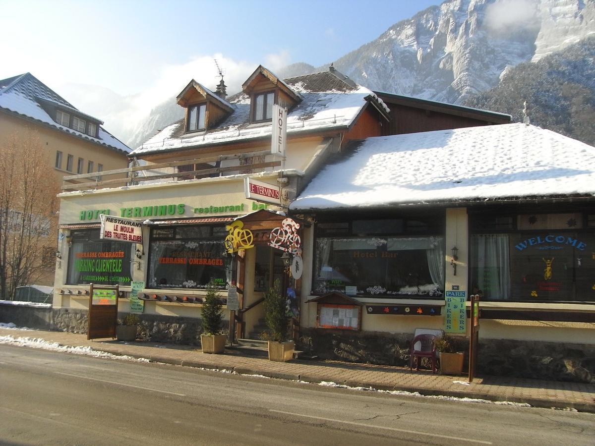 Hotel Le Terminus Le Bourg-dʼOisans Exterior foto
